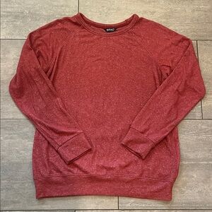 Buffalo David Bitton Super Soft Men’s Red Crew Neck Pullover Sweatshirt / Top M
